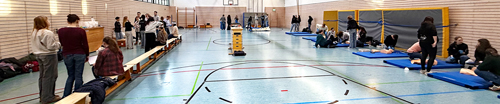 Erste Hilfe Ausbildung in der Halle